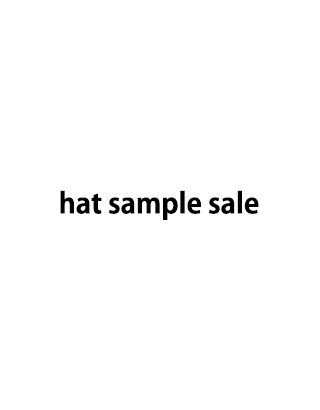 샘플세일)  hat sample sale.2 (11ea)